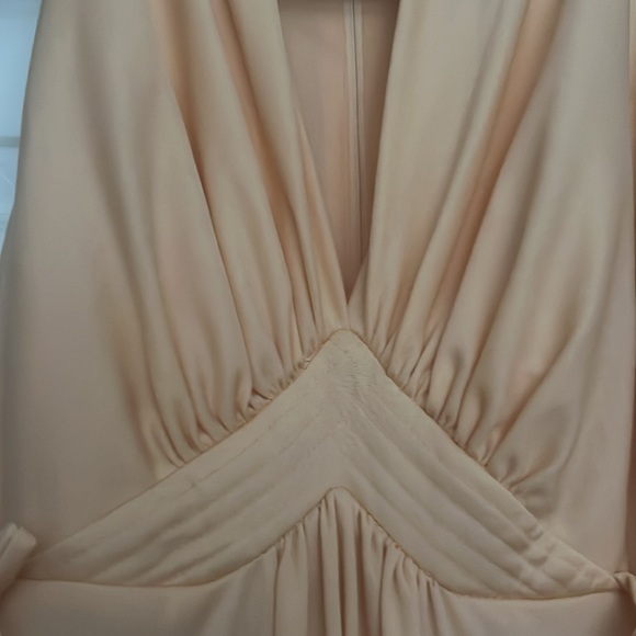 60s peach maxi dress - Picture 4 of 4